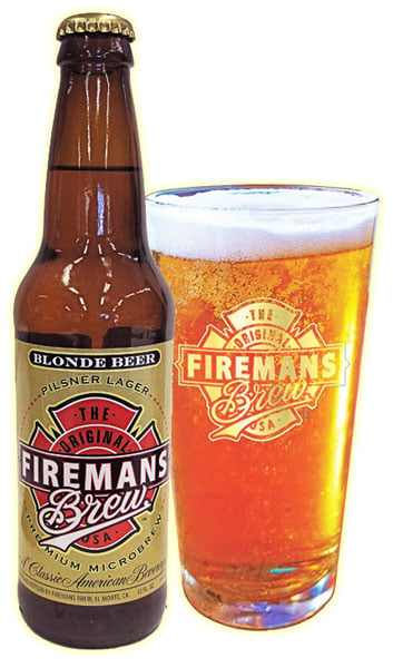 Firemans Brew glass