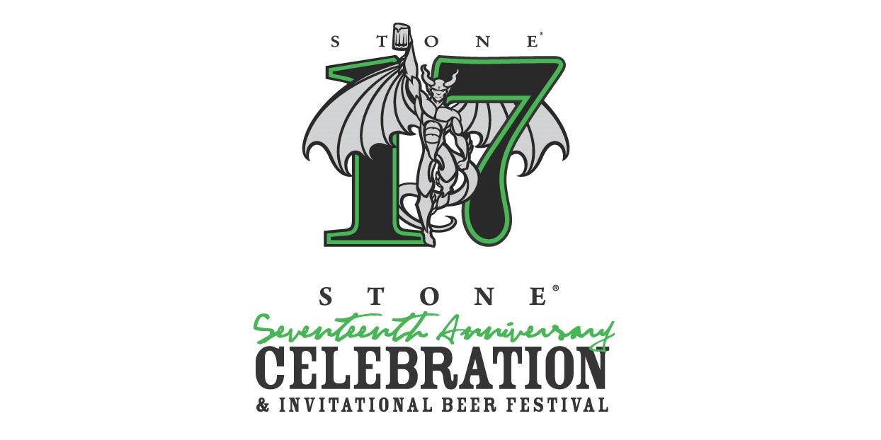 Stone Brewing 17 Anniversary logo Feature