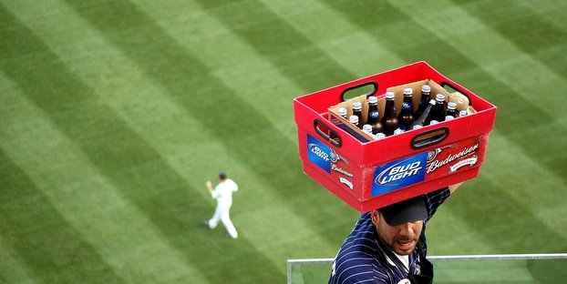 baseball and beer