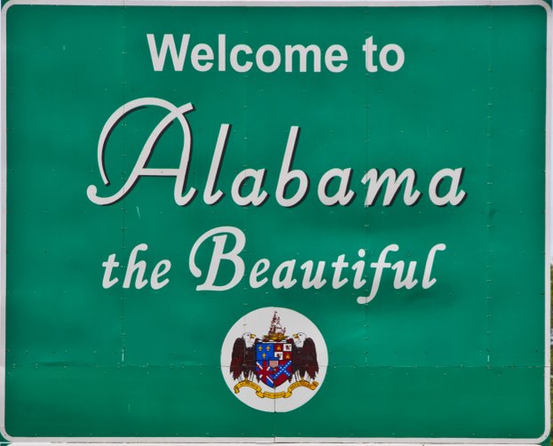 Alabama State Sign 