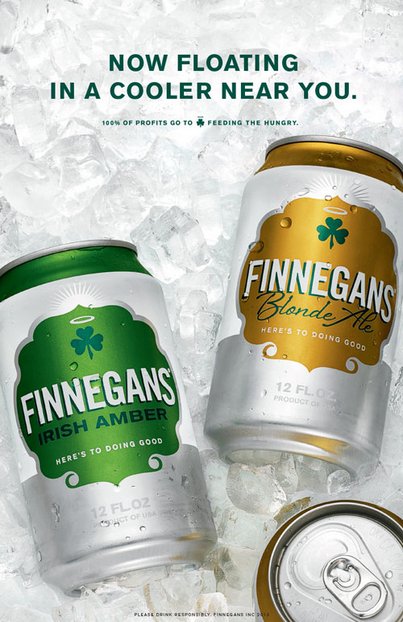 Finnegans Cans Now Floating