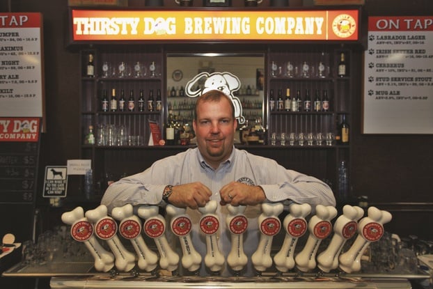 John Najeway Thirsty Dog Brewing Tasting Room