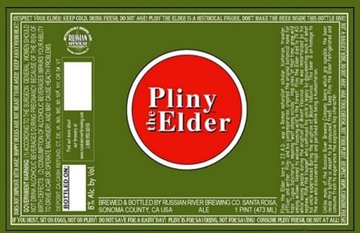 Russian River Brewing Pliny The Elder Best Beer