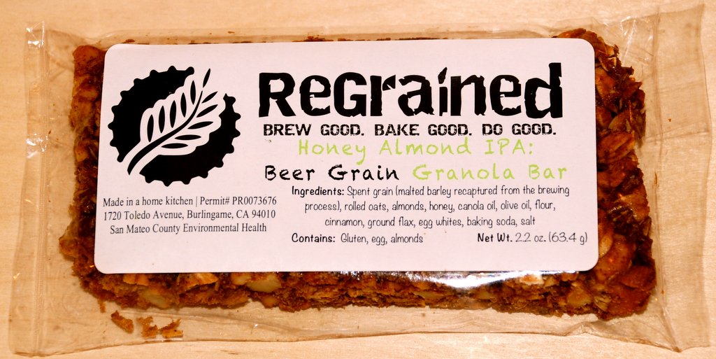Regrained granola bar