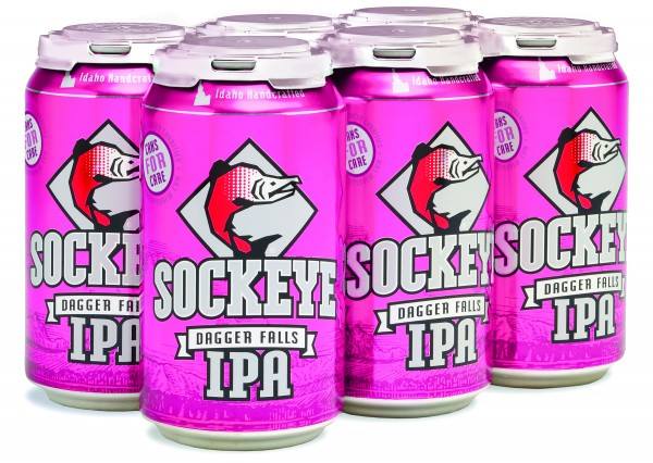 Available in local stores beginning in early October, the 12-oz. cans feature laser-etched tabs that depict the brewers’ logo — the Sockeye salmon — and display the ‘Cans for Care’ seal. Learn about laser etched tabs right here. 