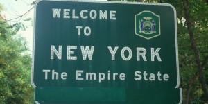 New York State sign