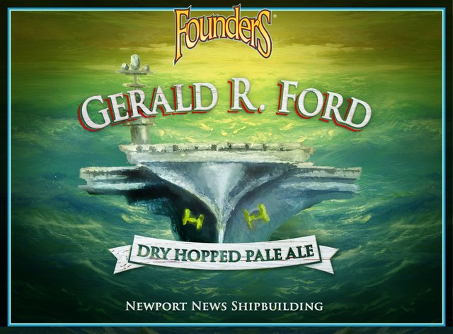 Gerald Ford label for Founders Brewing