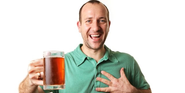 guy with beer