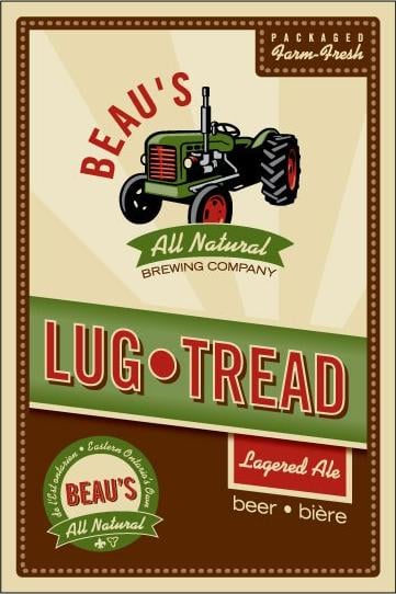 beau's Lug tread label 