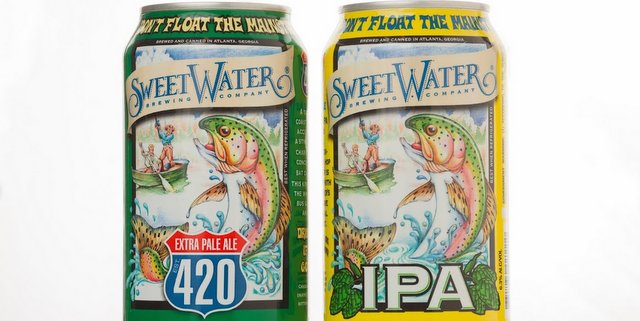 SweetWater 420 IPA Cans