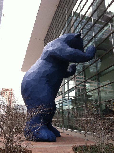 Giant Blue bear craft brewers conference