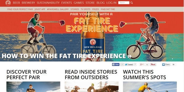 New Belgium Brewing Pairs Well Fat Tire Experience