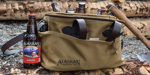 Alaskan Brewing filson beer bag