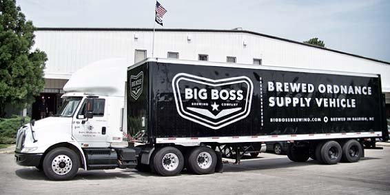 Big Boss Brewing beer truck