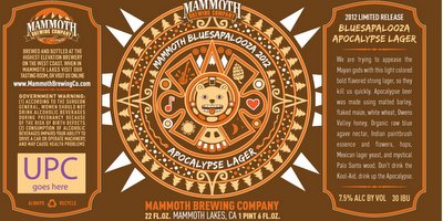 Mammoth Brewing Mayan Beer