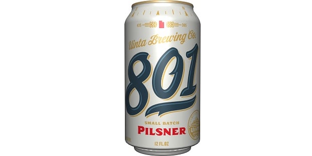 Uinta Brewing 801 Pilsner Craft Beer