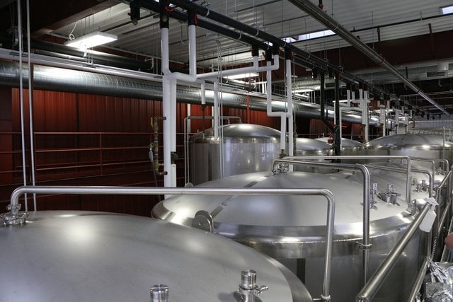 Founders Brewing Tanks From Catwalk