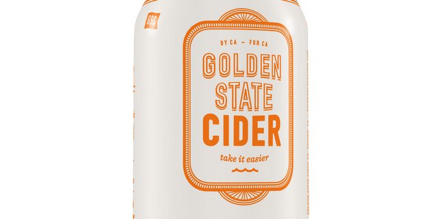 Golden State Cider Can crop