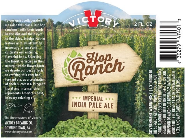 Hop Ranch is available now until February at craft beer bars, bottle shops, beer distributors and major gourmet grocery stores.