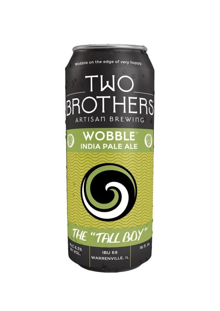 Two Brothers' Wobble IPA has quickly become its No. 2 beer brand. 
