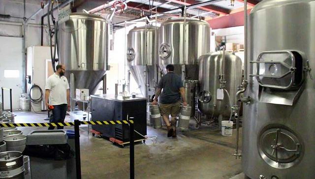 Wide shot of the original Cape May Brewing facility, which will now handle specialty beers.