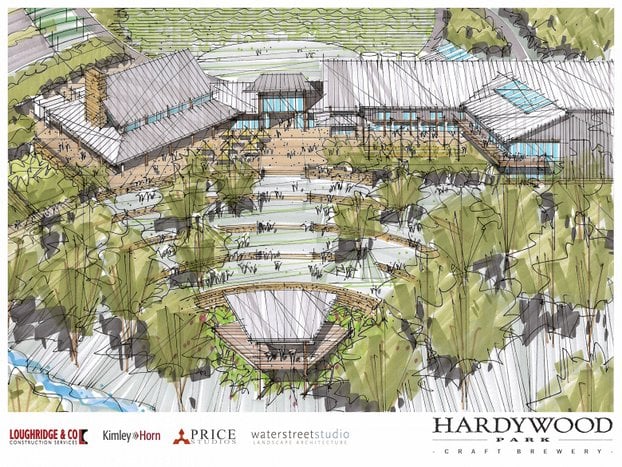 Hardywood Park Brewery Architectural sketch