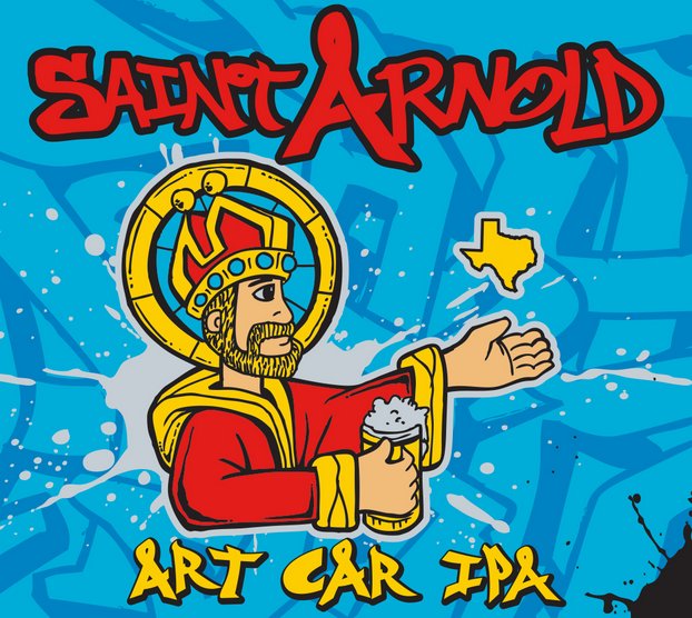 Saint Arnold Art Car Can Label