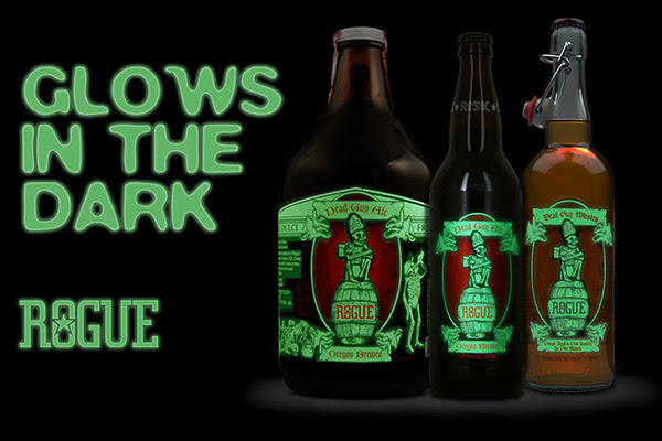 Rogue Glow in the dark bottles