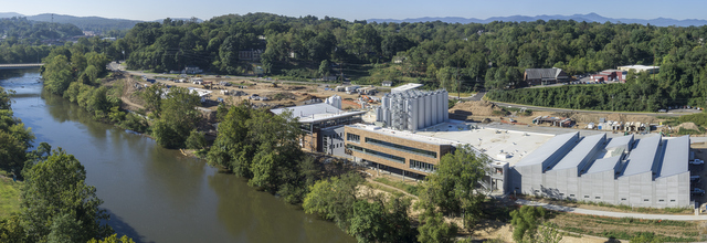 The latest photo of New Belgium's new Asheville brewing facility 2
