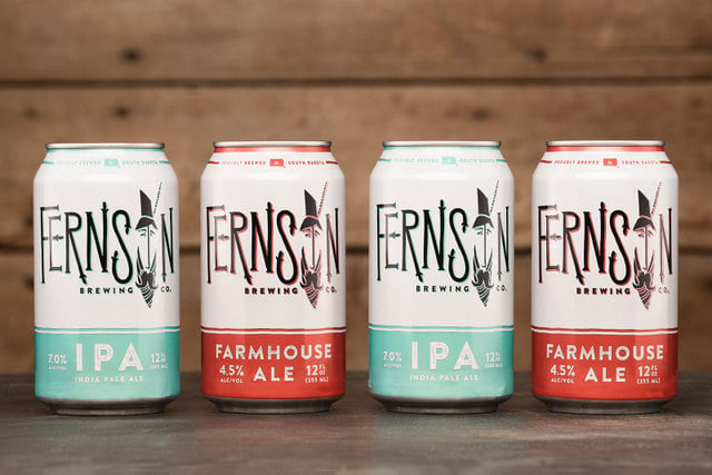 The craft beer branding experts at CODO Design created Fernson’s identity from the ground up.