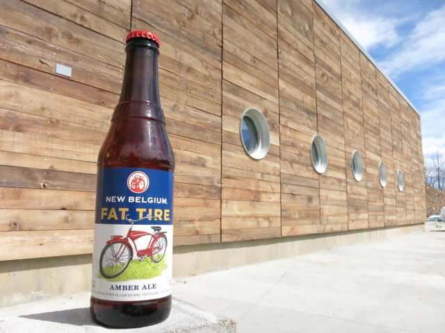Just like this Fat Tire, we are patiently awaiting to get into New Belgium's Asheville Liquid Center. 