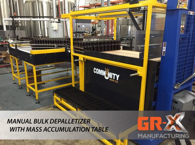 GRX Manufacturing depalletizer