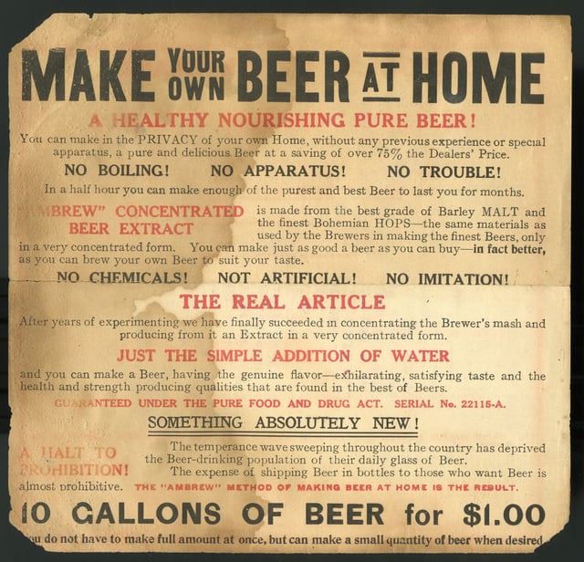 Smithsonian Make Your Own Beer ad