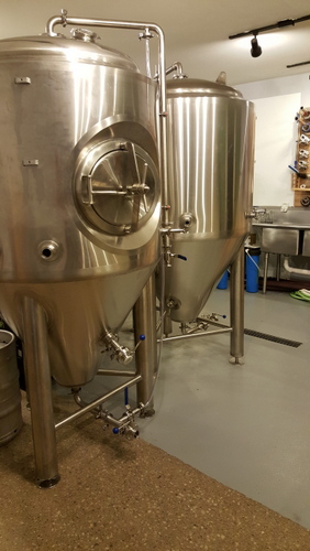 Systech stainless fermenters