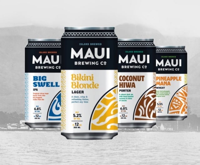 Maui Brewing Co. cans