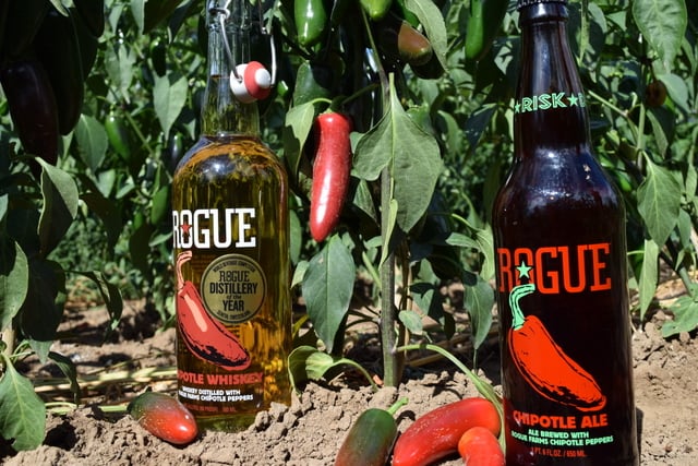 Rogue Farms pepper beer