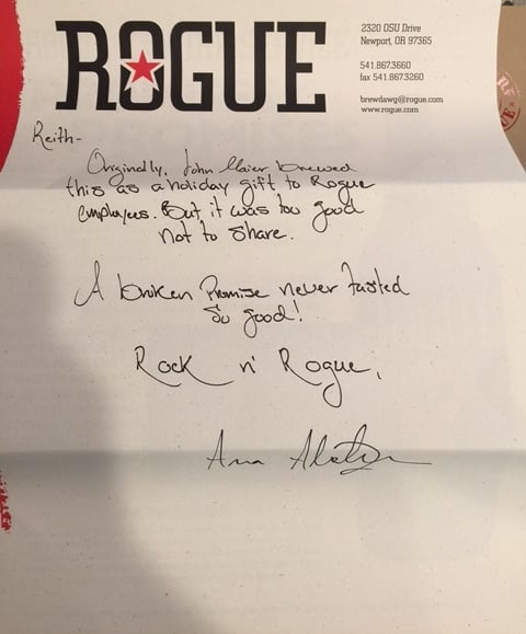 Rogue letter Anna 
