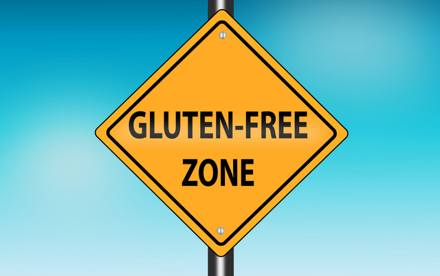 Gluten free zone sign