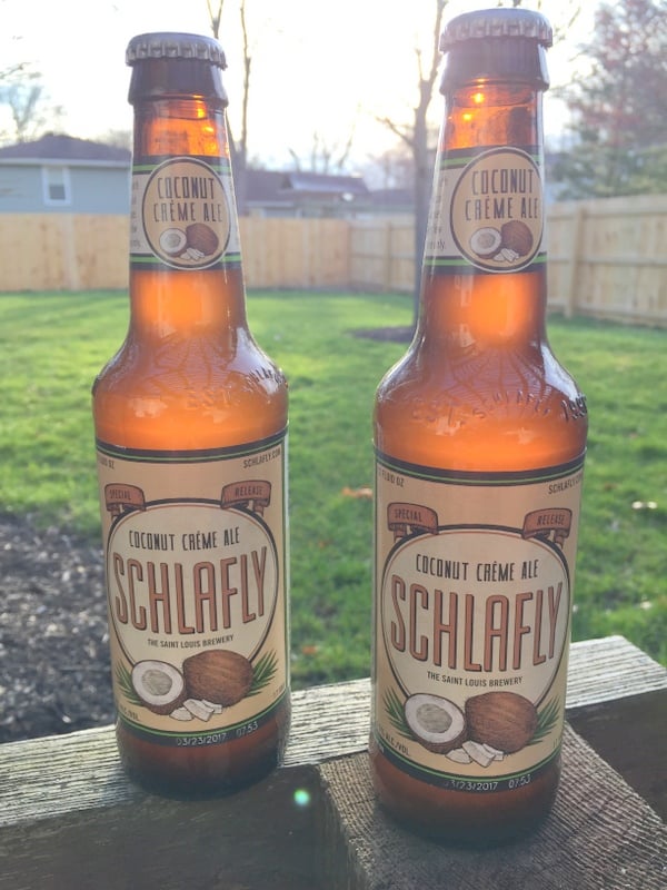 Schlafly Coconut creme ale