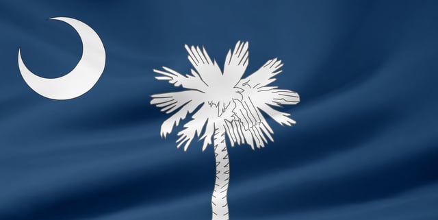 South Carolina flag cbb crop