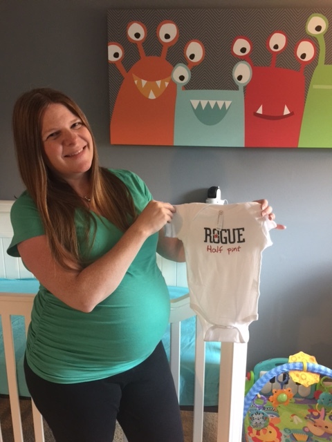 Rogue Michelle Hill baby onsie