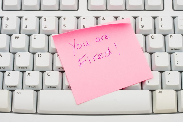 You are fired note keyboard computer