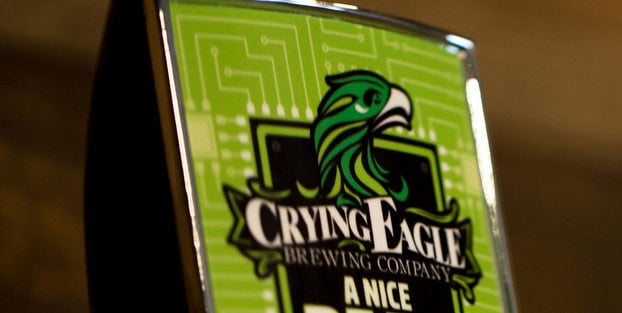 Waitr Beer Tap crying eagle brewing