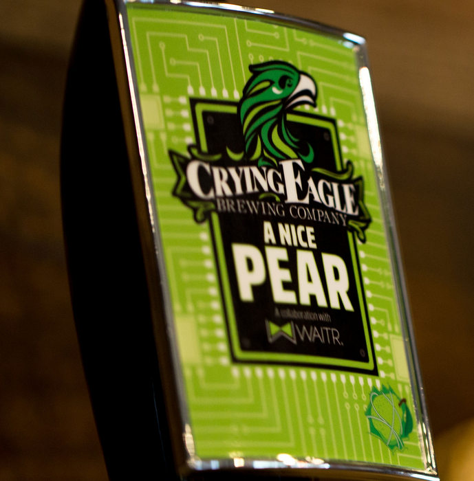 Waitr Beer Tap crying eagle brewing