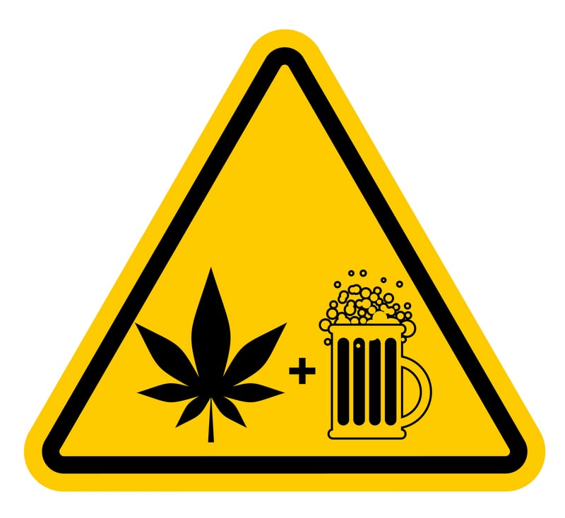 Cannabis weed beer sign marijuana 
