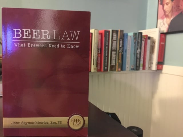 Beer Law book by my shelf