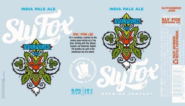 Sly Fox Brewing label 4