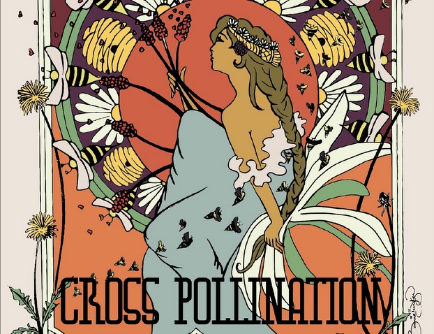 Cross-Pollination Collaboration Beer Label