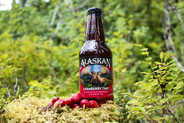 Alaskan Brewing cranberry tart