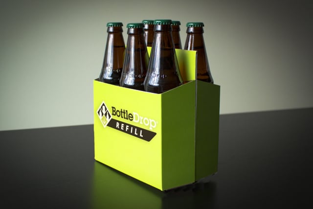 Refillable six pack Oregon Recyclying Coop 